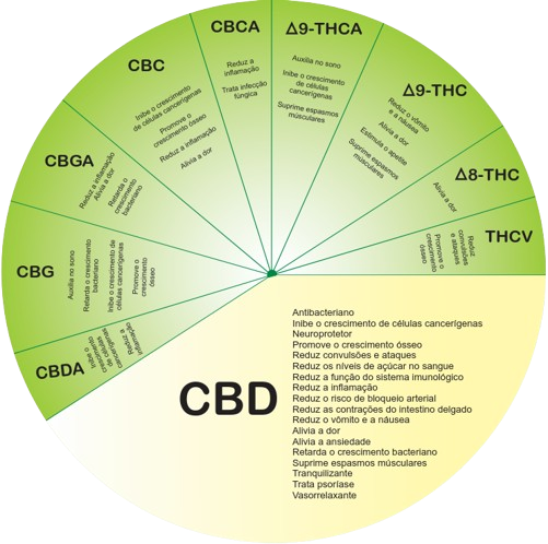 Cannabinoid Benefits Chart